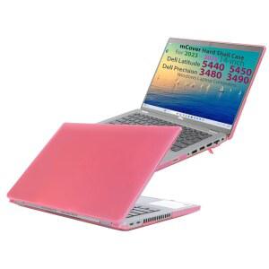 멀티커버 케이스 전용 2023~2025년 호환 14인치 DELL LATITUDE 5440 5450 시리즈 / PRECISION 3480 3490 WINDOWS 노트북 컴퓨터 (다른 모델에는 장착 불가) - 핑크색