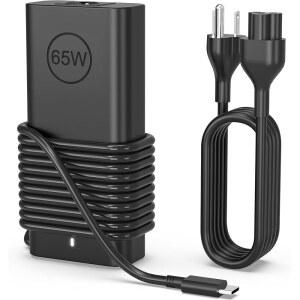 BAJ 65W USB C 노트북 충전기는 DELL LATITUDE / XPS INSPIRON과 호환됩니다 | 5420 5520 5540 7420 7490 5550 7450 13 15 9250 9360 INSPIRON 16 14 7620 2-IN-1 7425와