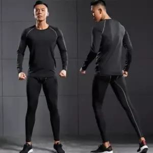 남성 긴팔 트레이닝 레깅스세트