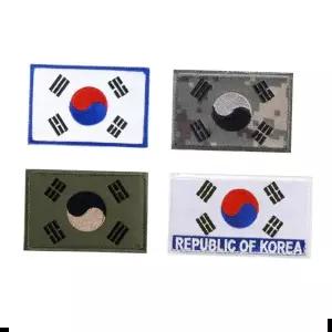 군대군용찍찍이 군대 군용 찍찍이 가방 명찰 태극기