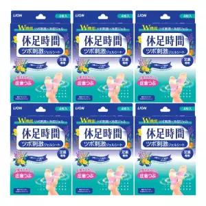 휴족시간 지압자극 쿨링시트 4매입 x 6 - 911639