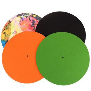 1pcs 슬립 매트 펠트 턴테이블 플래터 LP 비닐 레코드 오디오 교체용 DIY 액세서리 오디오파일용