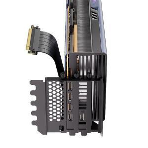 PCIE 3.0 4.0 x16 범용 수직 GPU 홀더 키트 라이저 ATX Matx 케이스 VGA 그래픽 카드 스티어링 브래킷 지지
