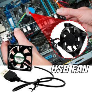 5V 브러시리스 냉각 팬 USB 환기 장치 컴퓨터 케이스 2500rpm 쿨러 오일 함침 PBT CPU 라디에이터 PC