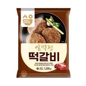 빠른배송 떡갈비 맛있는떡갈비 냉동 삼양 모닝하임 임꺽정떡갈비1.2kg 삼양식품 수앤서D2