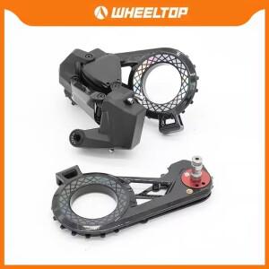 WHEELTOP EDS TX 가이드 휠 세라믹 베어링 탄소 섬유 체인 플레이트 용 자전거 기어