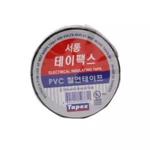 메가디자인 검정테이프 PVC 전기절연테이프