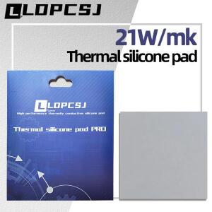 Ldpcsj 열 실리콘 패드 프로 전도도 21W/mk CPU GPU 수냉 매트 85x4 5mm  방열판 냉각
