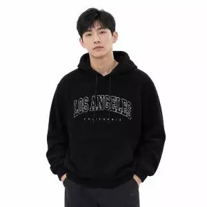[리미드] 남성 양털 타이포 포인트 데일리 후드티 9MI-TSA-LAHOODY
