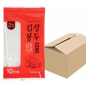 감동 김장봉투(중2매) x1박스(50개) 10포기 위생포장김치 비닐 비닐백 비닐팩 10포기용중 용품 용품중자