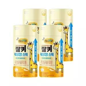 빙그레 잘키 어린이 키성장 스틱 망고맛 젤리 280g (14포) 4개 / 8주분