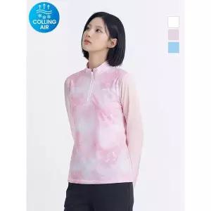[아웃도어스/웨스트우드]웨스트우드 여성 쿨링 클라우드 프린트 긴팔 집티_WO2WCTS330