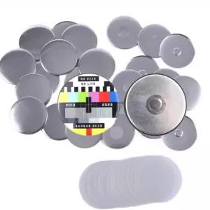 DIY 자석형 핀버튼 원형 메탈 만들기 58MM 100개입 58mm 만들기 버튼 메탈 자석 프레스