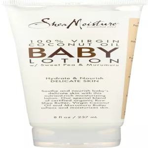 SheaMoisture 베이비 로션 100 버진 코코넛 스킨용 클리어 모이스처라이저 8온스