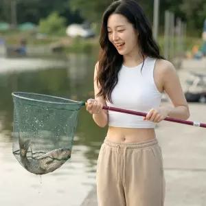 싸파 도도 베이직 민물뜰채 세트 1-2단 카본 민물 붕어낚시