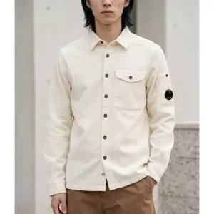 CP COMPANY Corduroy Lens Longsleeve ButTON Shirt 19CMSH071A 006410O 402 코듀로이 렌즈 롱슬리브 버튼