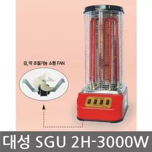 대성 SGU 2H-3000W 나노 카본 팬히터 전면반사형 난로 원통형 원형 스탠드 스탠드형 전기 세라믹 사무실