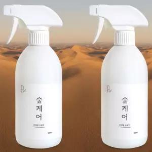 숲케어 편백수 탈취제 피톤치드 스프레이 본품 500ml 2개
