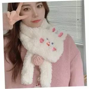 목도리 토끼 곰 머플러 넥워머 털모자