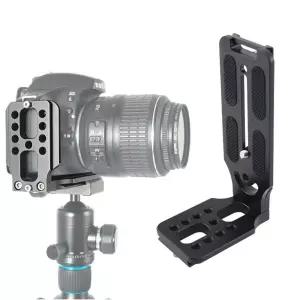 플레이트 삼각대 헤드 스탠드 퀵릴리즈 카메라 DSLR L형