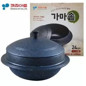 [제이큐]가마솥 밥솥 24cm 특수코팅 가마솥 냄비