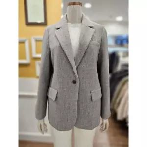 [BCBG]BCBG 세이브존01 박스핏 헤링본 자켓 B5D9J104 (41927846)
