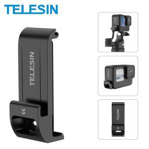 TELESIN GoPro 12 11 10 9 용 방수 측면 커버 Hero 배터리 간편한 탈착식 Type-C 충전 포트