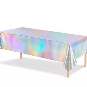 (올핀)홀로그램 이벤트 테이블보 137x183cm 파티용품
