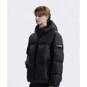 NATIONALGEOGRAPHIC N254UDW971 나나패딩 후디 구스다운 점퍼 BLACK