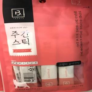 주간스틱 짜먹는간식 연어 닭가슴살 반려묘사료11gX7P