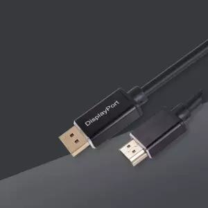 모니터 DP 3M 케이블 HDMI 영상 젠더 분배기 DVI Coms to 디스 포트 1.2 연장