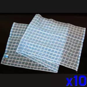 스퀘어 샤워거품 타월 30x100cm x10개-색상랜덤발송
