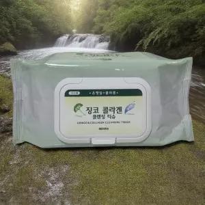 징코 티슈 네슈라 징코 콜라겐 클렌징 티슈 100매입 1개
