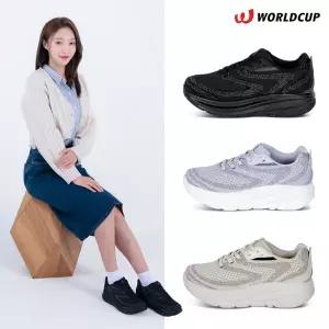 [26년 신상] 월드컵 여성 니트 쿠션 워킹화