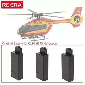 RC ERA C190 6채널 6축 자이로 플라이바리스 헬리콥터 키트 (7.4V 1200mAh 배터리 포함 DIY 모델 비행기용)