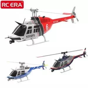 RC ERA C138 벨 206 제트 레인저 6축 자이로 안정화 고도 4채널 헬리콥터 항공기 취미 RTF