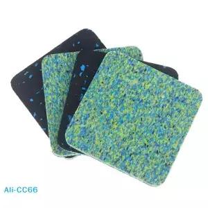 C 4PCS 런닝머신 매트 패드 운동기구 방음 충격 흡수 세척기용 바닥 보호