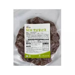 도야지식품 옛날 찰순대슬라이스 1kg×2개 (냉장포장) /