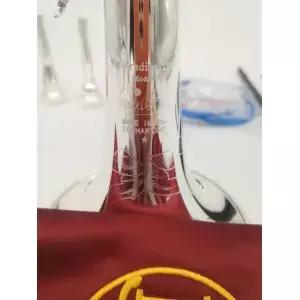 트럼펫 Stradivarius 37 주년 기념 실버 파이프 플랫 악기 황동 학생