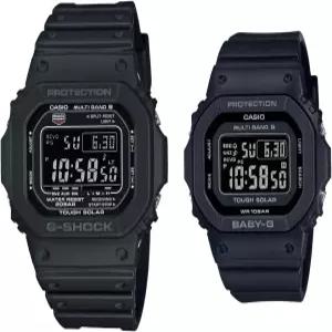 카시오 G-SHOCK x Baby-G 커플 시계 GW-M5610U / BGD-5650 국내 정품 올블랙
