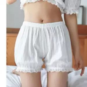 [라일리여성언더웨어] Rly 로맨틱 여성 프릴 레이스 반바지 파자마 51076350)