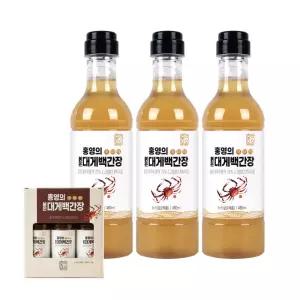 홍영의 붉은대게 백간장 480ML X 3개