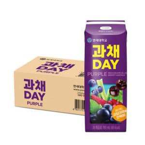 연세유업 과채데이 퍼플 190ml 24팩 / 과채주스