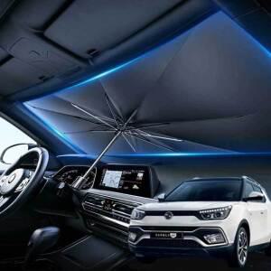 차량용 티볼리 햇빛가리개 에어 우산형 앞유리커버