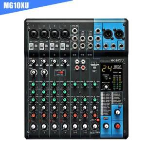 야마하용 오리지널 DJ 믹서 콘솔 MG16XU 16 채널 오디오 USB 및 효과 포함 입력 스테레오 아날로그 믹싱