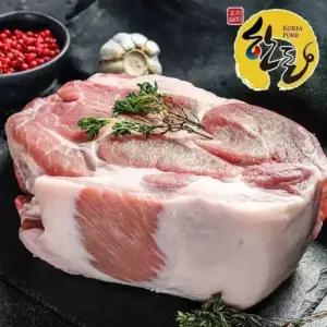 한돈 제주식 생 목살(구이/수육용)600g+600g+600g(총1.8kg)