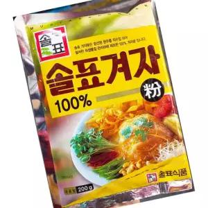 솔표 겨자 가루 200g 10개 업소용 향신료 양념