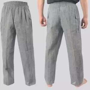 고품질 국산 여름바지/ 시원한 마 긴바지 일자형 남성바지 마긴바지 (W3C44B4)