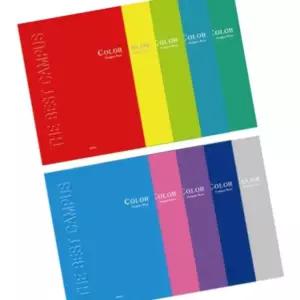 1200 선물 칼라제본노트 10개입 펜피아 팩 24매 188x260mm 학습도구 SWCD24D2