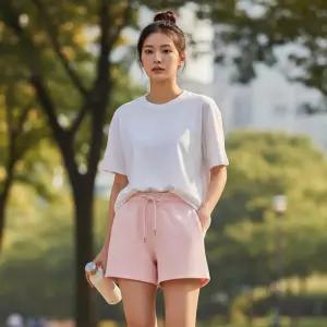 여자 베이직 밴딩 루즈핏 여름 트레이닝 바지